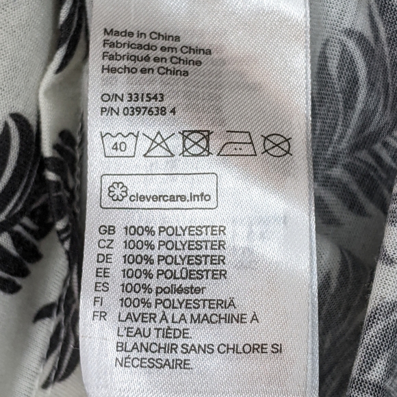 H&M Conscious Palm Leaf Tank Top, Large - Picture 5 of 6